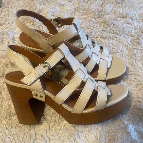 Lucky Brand Imana Leather Plaform Fisherman Sandals - Picture 6 of 9